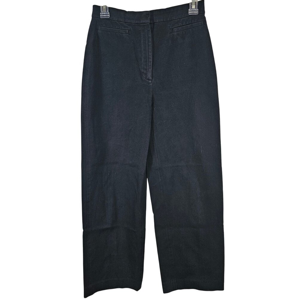 &‎ Other Stories Womens 6 Crop Capri Pants High Rise Denim Straight Leg Casual
